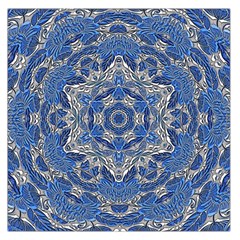 Mandala Rosette Kaleidoscope Abstract Background Square Satin Scarf (36  X 36 ) by Jancukart