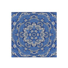 Mandala Rosette Kaleidoscope Abstract Background Satin Bandana Scarf 22  X 22 