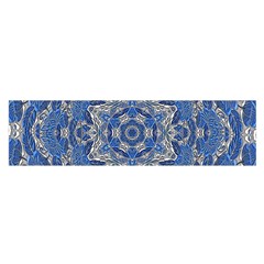 Mandala Rosette Kaleidoscope Abstract Background Oblong Satin Scarf (16  X 60 ) by Jancukart