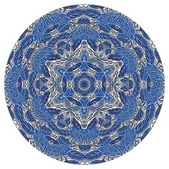 Mandala Rosette Kaleidoscope Abstract Background Round Trivet