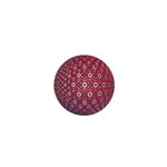 Sphere Spherical Metallic Colorful Circular Orb 1  Mini Magnets Front