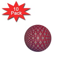 Sphere Spherical Metallic Colorful Circular Orb 1  Mini Buttons (10 Pack)  by Jancukart