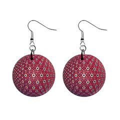 Sphere Spherical Metallic Colorful Circular Orb Mini Button Earrings