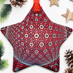 Sphere Spherical Metallic Colorful Circular Orb Star Ornament (two Sides)