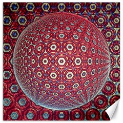 Sphere Spherical Metallic Colorful Circular Orb Canvas 12  X 12 