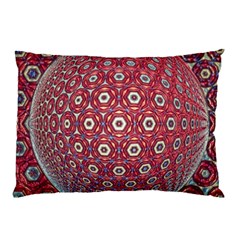 Sphere Spherical Metallic Colorful Circular Orb Pillow Case