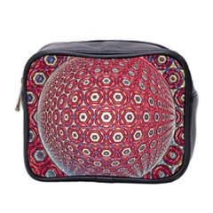 Sphere Spherical Metallic Colorful Circular Orb Mini Toiletries Bag (two Sides) by Jancukart