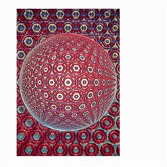 Sphere Spherical Metallic Colorful Circular Orb Large Garden Flag (two Sides)