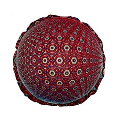 Sphere Spherical Metallic Colorful Circular Orb Standard 15  Premium Round Cushions