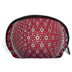 Sphere Spherical Metallic Colorful Circular Orb Accessory Pouch (large) by Jancukart