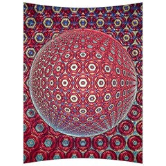 Sphere Spherical Metallic Colorful Circular Orb Back Support Cushion