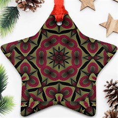 Mandala Rosette Pattern Kaleidoscope Abstract Ornament (star)