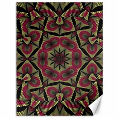 Mandala Rosette Pattern Kaleidoscope Abstract Canvas 36  X 48 