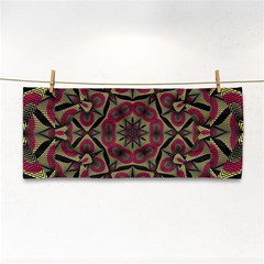 Mandala Rosette Pattern Kaleidoscope Abstract Hand Towel