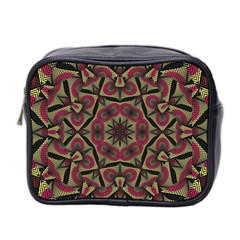 Mandala Rosette Pattern Kaleidoscope Abstract Mini Toiletries Bag (two Sides) by Jancukart