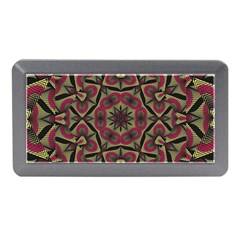 Mandala Rosette Pattern Kaleidoscope Abstract Memory Card Reader (mini)