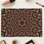 Mandala Rosette Pattern Kaleidoscope Abstract Cosmetic Bag (XXL) Front