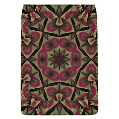 Mandala Rosette Pattern Kaleidoscope Abstract Removable Flap Cover (l) by Jancukart