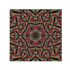 Mandala Rosette Pattern Kaleidoscope Abstract Square Satin Scarf (30  X 30 ) by Jancukart