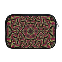 Mandala Rosette Pattern Kaleidoscope Abstract Apple Macbook Pro 17  Zipper Case