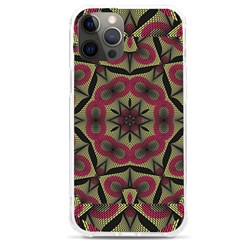 Mandala Rosette Pattern Kaleidoscope Abstract Iphone 12 Pro Max Tpu Uv Print Case by Jancukart