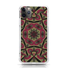 Mandala Rosette Pattern Kaleidoscope Abstract Iphone 11 Pro Max 6 5 Inch Tpu Uv Print Case by Jancukart