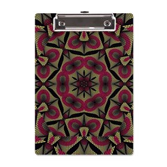 Mandala Rosette Pattern Kaleidoscope Abstract A5 Acrylic Clipboard