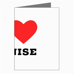 I Love Denise Greeting Cards (pkg Of 8) by ilovewhateva