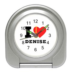 I Love Denise Travel Alarm Clock by ilovewhateva