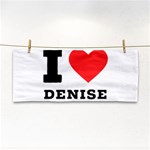 I love denise Hand Towel Front