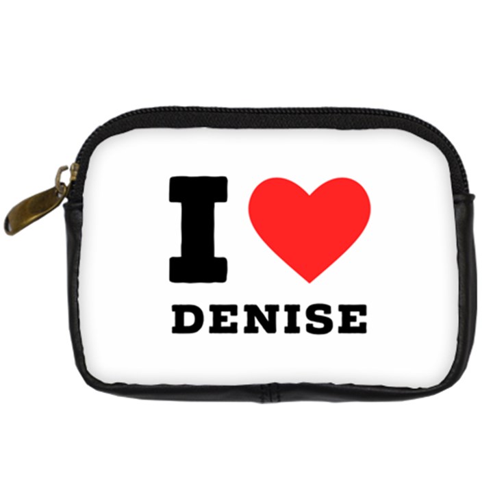 I love denise Digital Camera Leather Case