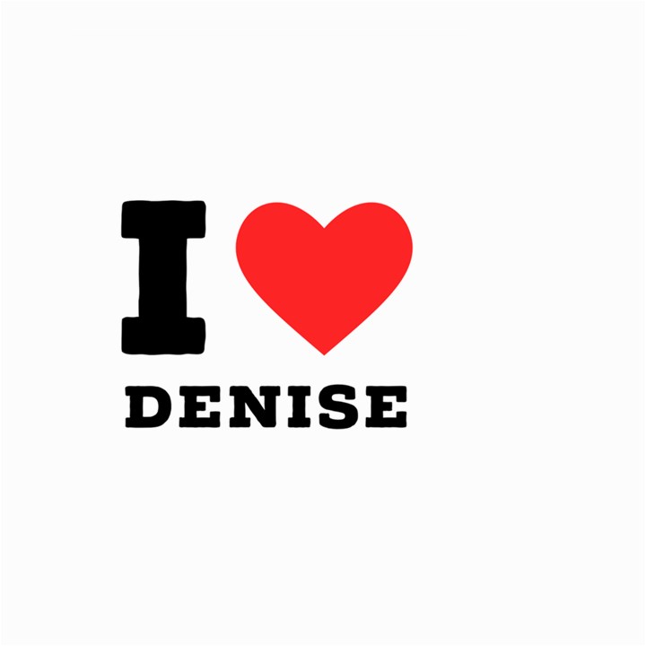 I love denise Large Garden Flag (Two Sides)