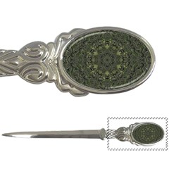 Mandala Rosette Kaleidoscope Floral Background Letter Opener