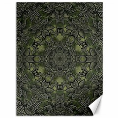 Mandala Rosette Kaleidoscope Floral Background Canvas 36  X 48  by Jancukart