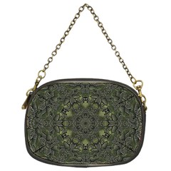 Mandala Rosette Kaleidoscope Floral Background Chain Purse (two Sides)