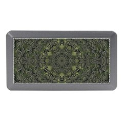 Mandala Rosette Kaleidoscope Floral Background Memory Card Reader (mini)