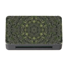 Mandala Rosette Kaleidoscope Floral Background Memory Card Reader With Cf