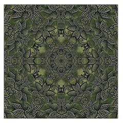 Mandala Rosette Kaleidoscope Floral Background Square Satin Scarf (36  X 36 ) by Jancukart