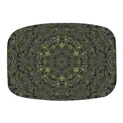 Mandala Rosette Kaleidoscope Floral Background Mini Square Pill Box