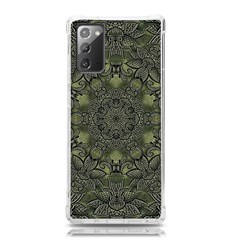 Mandala Rosette Kaleidoscope Floral Background Samsung Galaxy Note 20 Tpu Uv Case by Jancukart