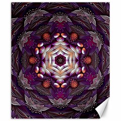 Rosette Kaleidoscope Mosaic Abstract Background Art Canvas 20  X 24  by Jancukart