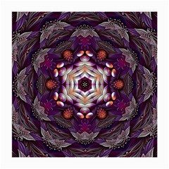 Rosette Kaleidoscope Mosaic Abstract Background Art Medium Glasses Cloth by Jancukart