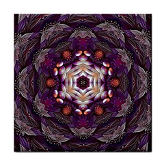 Rosette Kaleidoscope Mosaic Abstract Background Art Face Towel