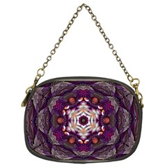 Rosette Kaleidoscope Mosaic Abstract Background Art Chain Purse (two Sides) by Jancukart