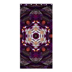 Rosette Kaleidoscope Mosaic Abstract Background Art Shower Curtain 36  X 72  (stall)  by Jancukart