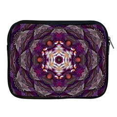 Rosette Kaleidoscope Mosaic Abstract Background Art Apple Ipad 2/3/4 Zipper Cases by Jancukart