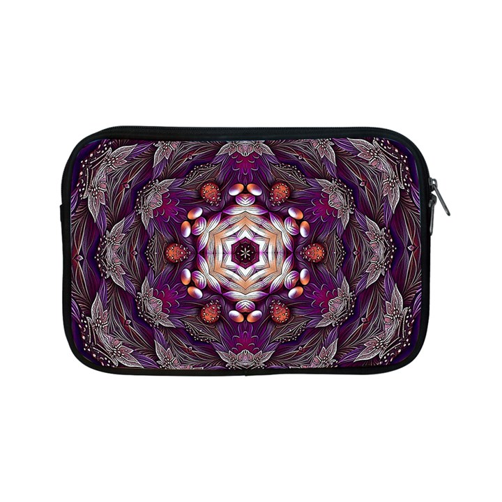 Rosette Kaleidoscope Mosaic Abstract Background Art Apple iPad Mini Zipper Cases