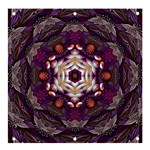 Rosette Kaleidoscope Mosaic Abstract Background Art Banner and Sign 4  x 4  Front