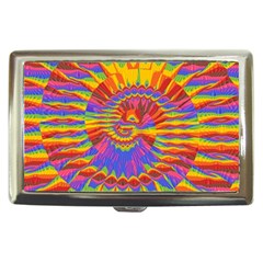 Colorful Spiral Abstract Swirl Twirl Art Pattern Cigarette Money Case