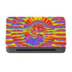 Colorful Spiral Abstract Swirl Twirl Art Pattern Memory Card Reader With Cf by Jancukart